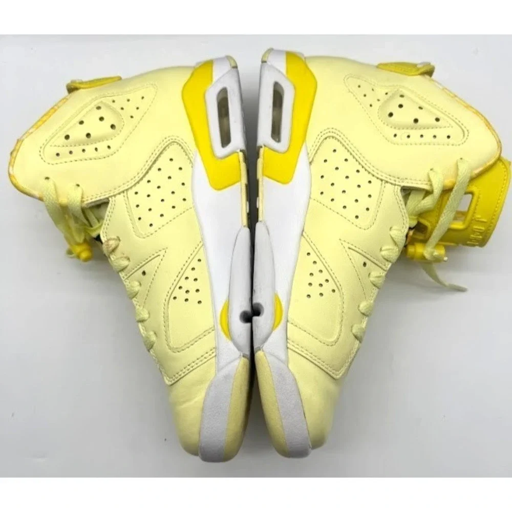 Air Jordan 6 Retro GS Citron Tint Yellow 543390-800 Youth 7Y EU40 w/ Box